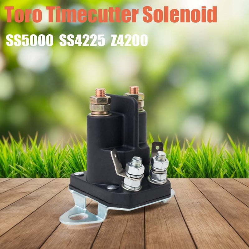 Annolai 117-1197 Solenoid 12V for Toro Timecutter ss5000 z4200 ss4225 ss4235 Parts 4 Terminal 12 Volt Solenoid for Toro 1-513075 E513075 Z 74629 74209 74360 74410 74616 74625 TimeCutter EXMARK 513075 - Image 2
